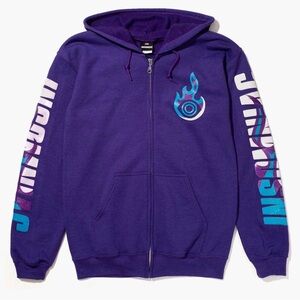 Insomniac Purple Women's Zip-Up Hoodie